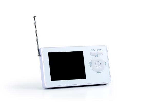 3.2インチ 防水ワンセグラジオ ホワイト SH-GDTV-RA [ワイドFM対応