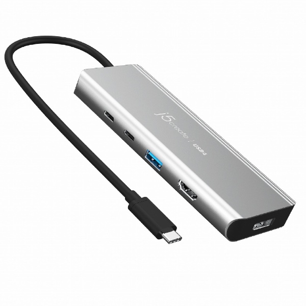 MacBook Pro / Air用［USB-Cｘ2 / φ3.5mm オス→メス HDMI / LAN / φ3
