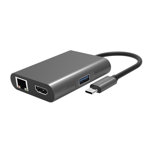 USB-C ᥹ HDMI / LAN / USB-A / USB-CUSB PDб 100W ɥå󥰥ơ С OWL-DS3181-SV [USB Power Deliveryб]