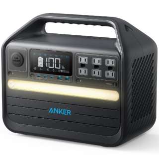 ポータブル電源 Anker 555 Portable Power Station(PowerHouse 1024Wh) ブラック A1760511 [5出力 /DC・USB-C充電 /USB Power Delivery対応]
