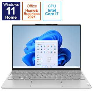 ノートパソコン Yoga Slim 770i Carbon ムーンホワイト 82U90072JP [13.3型 /Windows11 Home /intel Core i7 /メモリ：16GB /SSD：512GB /Office HomeandBusiness /2022年9月モデル]