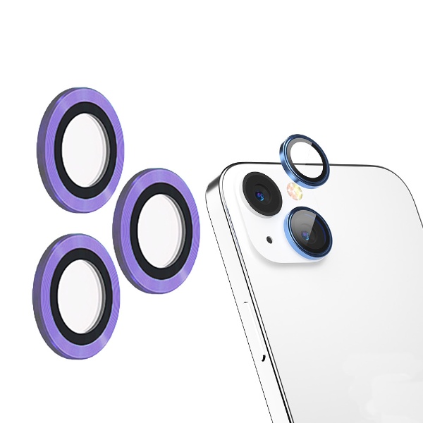 iPhone 2022 6.1/6.7 3 Peak Series Lens Protector(3PCS) DEVIA purple BLDVAG01-14P-PL