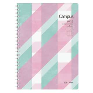 蒠 `T }X[ -SMNL1-A5-23 Campus SOFT RING Diary(LpX\tgO_CA[)2023 `FbNsN yïׁAOsǂɂԕiEsz_1