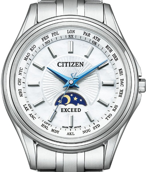 シチズン CITIZEN 腕時計 レディース EE1014-61W エクシード エコ・ドライブ電波時計 45周年記念 ペアモデル EXCEED エコ・ドライブ電波（H296） ピンクシェルxシルバー アナログ表示