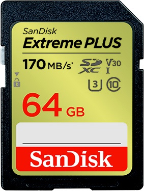 SanDisk Extreme PLUS SDXC UHS-Iカード 64GB SDSDXWH-064G-JBJCP [Class10 /64GB]