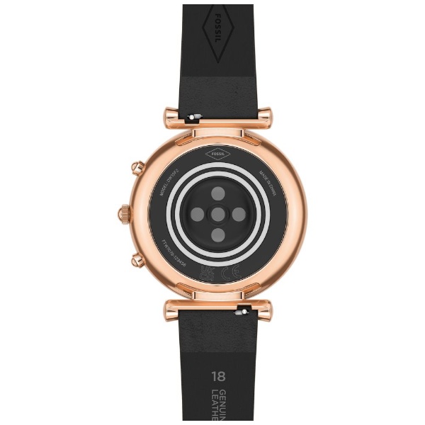 Carlie GEN 6 HYBRID SMARTWATCH（ジェネレーション6 ハイブリッドスマートウォッチ） ブラックレザー FTW7079  フォッシル｜FOSSIL 通販 | ビックカメラ.com