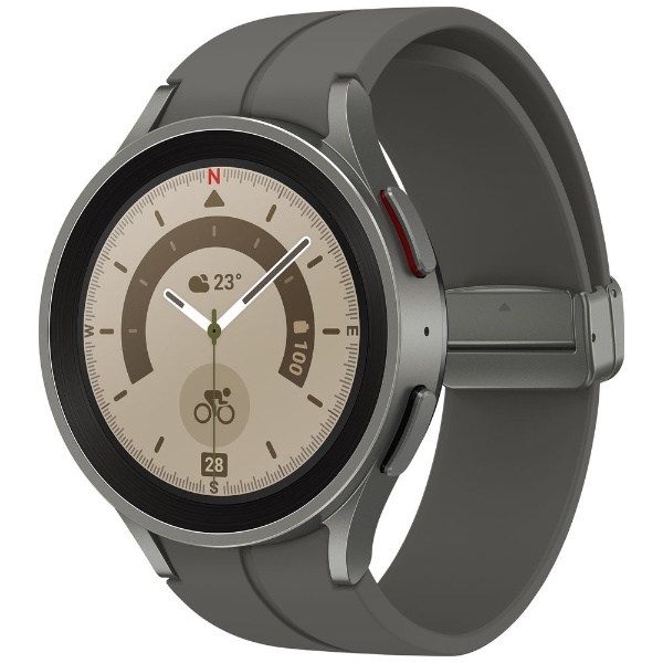 SM-R920NZTAXJP スマートウォッチ Galaxy Watch5 Pro 45mm（Titanium