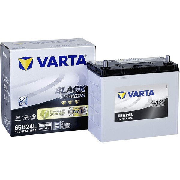 ブラックダイナミック　充電制御車対応カーバッテリー 65B24L-VARTA