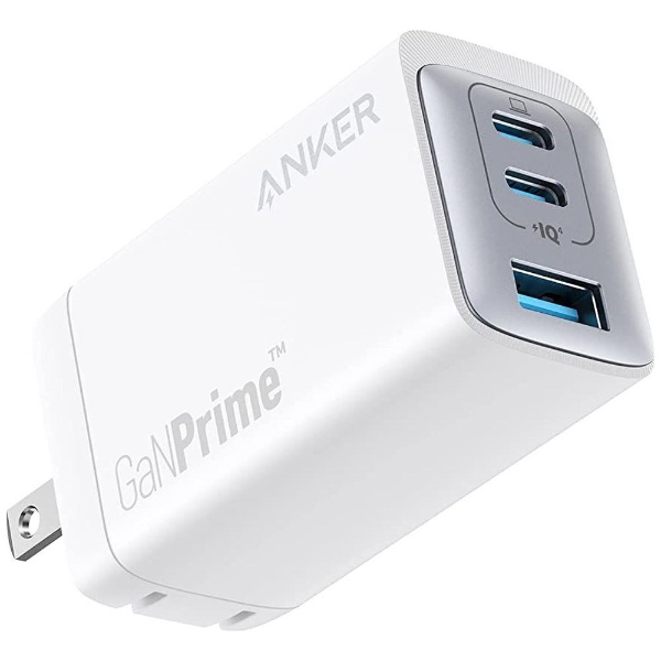 Anker 735 Charger（GaNPrime 65W） ホワイト A2668N21 [3ポート /USB Power Delivery対応  /GaN(窒化ガリウム) 採用]