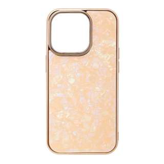iPhone 14 Pro 6.1C` Glass Shell Case coral pink UNI-CSIP22MP-0GSCP_1