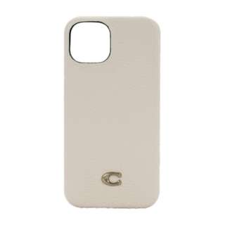 iPhone 14 6.1インチCoach Slim Wrap - Ivory C Plaque CIPH-130-CPQIV 【処分品の為、外装不良による返品・交換不可】