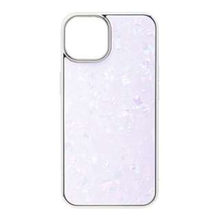 iPhone 14 6.1インチGlass Shell Case lilac UNI-CSIP22M-0GSLL