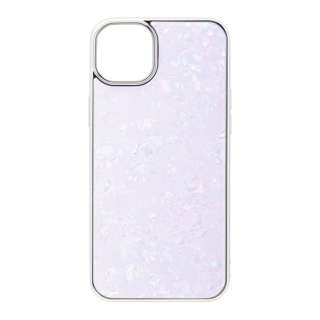 iPhone 14 Plus 6.7インチ Glass Shell Case lilac UNI-CSIP22L-0GSLL