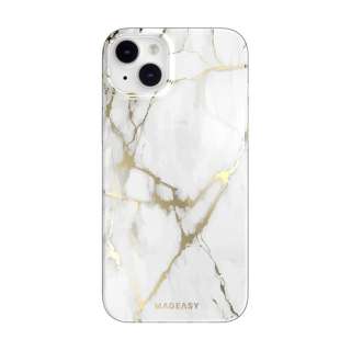 iPhone 14 Plus 6.7C` P[XMagEasy Marble M for iPhone i2022j 6.7inch 2Lens iChampagne Whitej ME-INBCSPTBM-CW