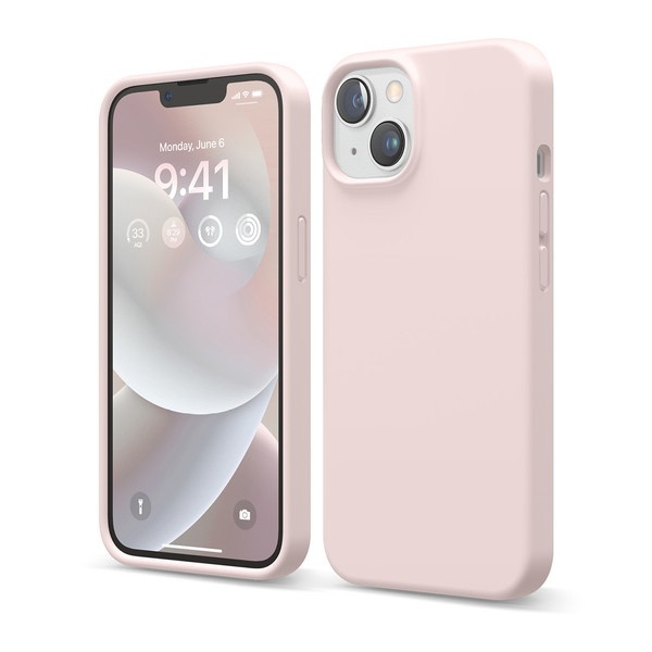 iPhone 14 6.1 elago SILICONE CASE for iPhone 2022 6.1inch 2Lens Lovely Pink EL-INNCSSCS3-LP