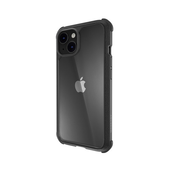 iPhone14 ケース Odyssey レザーブラック ME-INNCSPTOD-LE