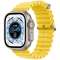 Apple Watch Ultra(ＧＰＳ+Cellular型号)-49mm钛包和黄色大海带MNHG3JA