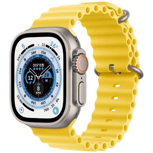 Apple Watch Ultra(ＧＰＳ+Cellular型号)-49mm钛包和黄色大海带MNHG3JA_1