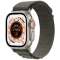 Apple Watch Ultra(ＧＰＳ+Cellular型号)-49mm钛包和绿色的Alpine Electronics循环-S MNHJ3JA