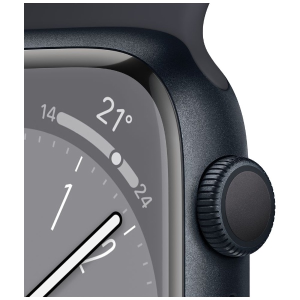 ビックカメラ.com - Apple Watch Series 8（GPSモデル）-  45mmミッドナイトアルミニウムケースとミッドナイトスポーツバンド MNP13JA