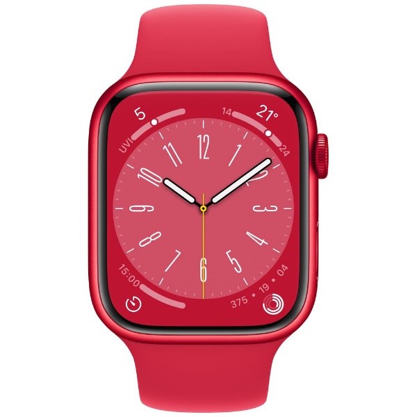 APPLE　Apple Watch Series 8 GPSモデル 45mm MNP43J/A　(PRODUCT)REDスポーツバンド