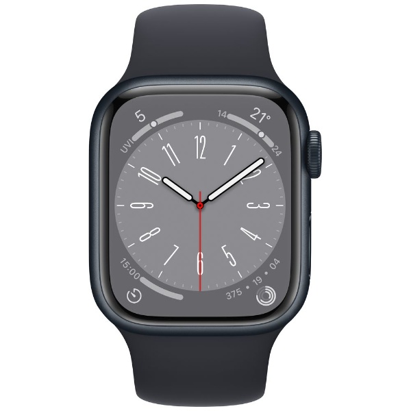 Apple Watch Series 8（GPSモデル）- 41mmミッドナイトアルミニウム 