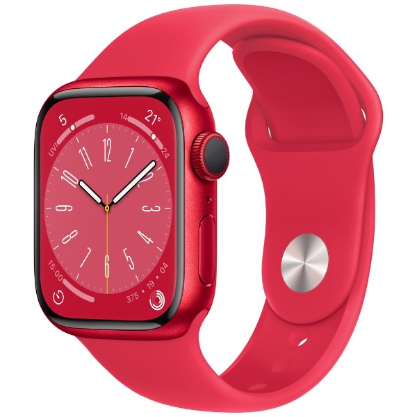 Apple Watch Series 8（GPSモデル）- 41mm(PRODUCT)REDアルミニウムケースと(PRODUCT)REDスポーツバンド MNP73JA