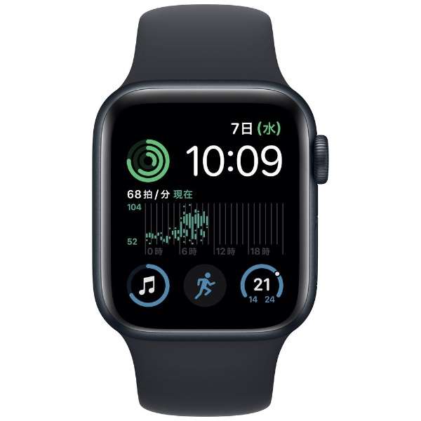 Apple Watch ＳＥ(第2代:ＧＰＳ型号)40mm午夜铝情况和午夜运动带MNJT3JA_2