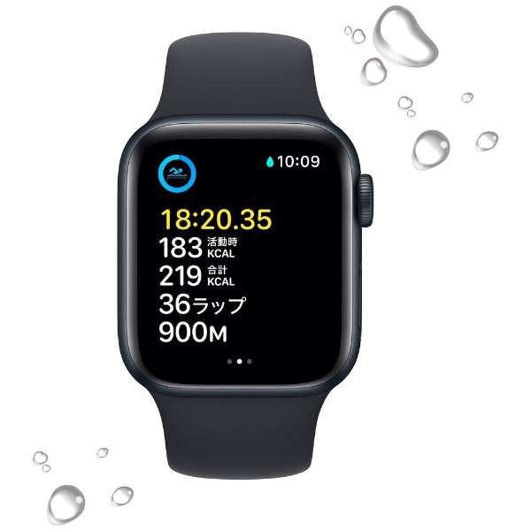 Apple Watch ＳＥ(第2代:ＧＰＳ型号)40mm午夜铝情况和午夜运动带MNJT3JA_4
