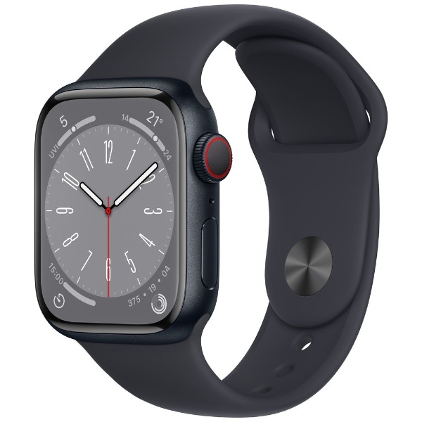Apple Watch Series 8（GPS + Cellularモデル）- 41mmミッドナイト