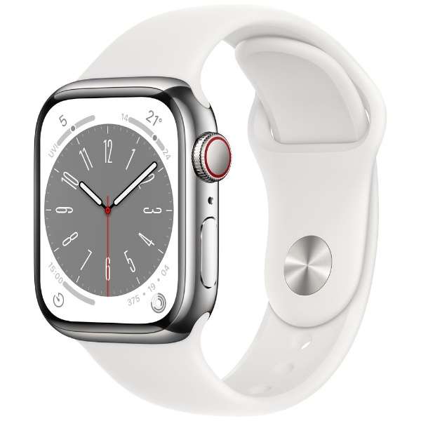 Apple Watch Series 8iGPS + Cellularfj- 41mmVo[XeXX`[P[XƃzCgX|[coh MNJ53JA_1