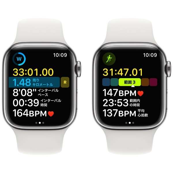 Apple Watch Series 8iGPS + Cellularfj- 41mmVo[XeXX`[P[XƃzCgX|[coh MNJ53JA_7