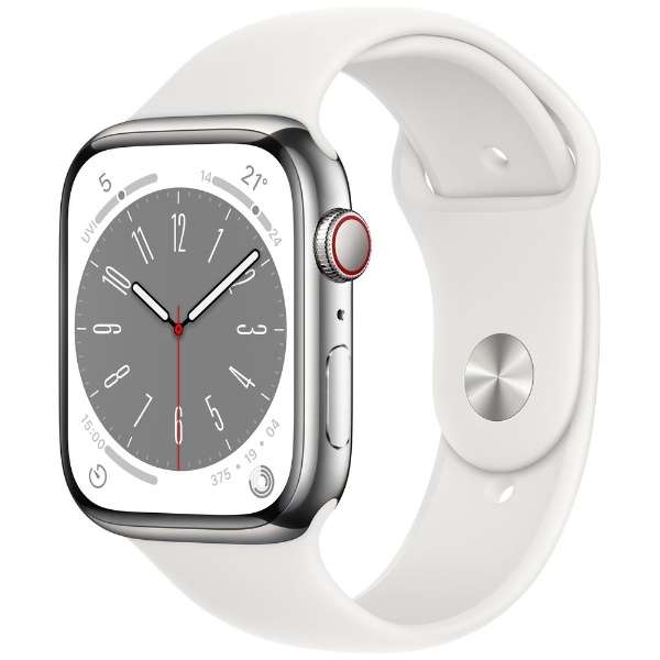 Apple Watch Series 8iGPS + Cellularfj- 45mmVo[XeXX`[P[XƃzCgX|[coh MNKE3JA_1