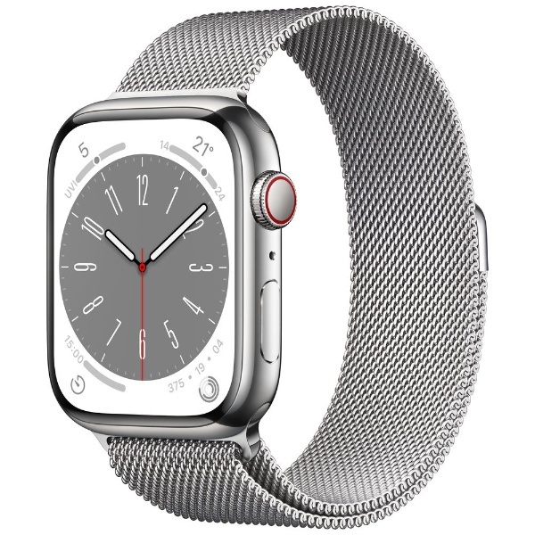 Apple Watch Series 8（GPS Cellularモデル）- 45mmシルバーステンレススチールケースとシルバーミラネーゼループ  MNKJ3JA アップル｜Apple 通販