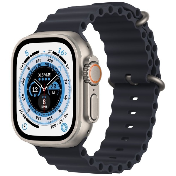 Apple Watch Ultra（GPS + Cellularモデル）- 49mmチタニウムケースとミッドナイトオーシャンバンド MQFK3JA  アップル｜Apple 通販 | ビックカメラ.com