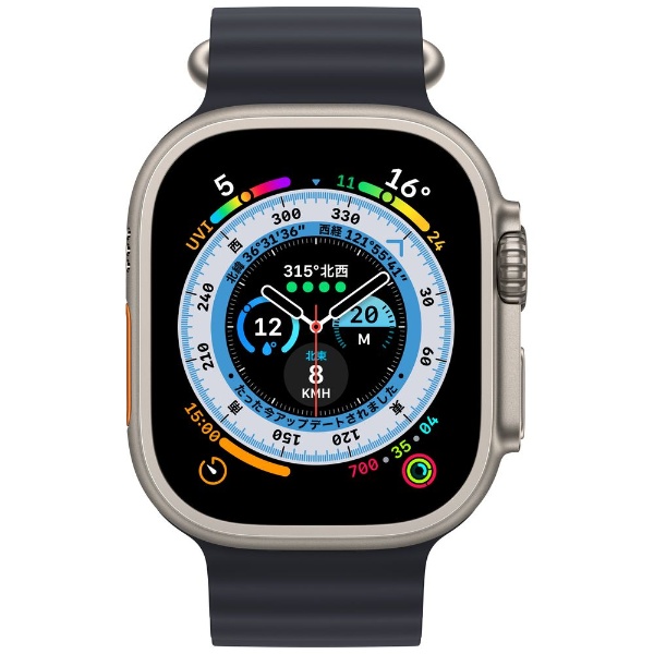 ビックカメラ.com - Apple Watch Ultra（GPS + Cellularモデル）-  49mmチタニウムケースとミッドナイトオーシャンバンド　MQFK3JA