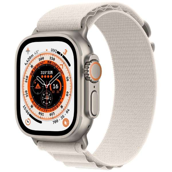 Apple Watch Ultra(ＧＰＳ+Cellular型号)-49mm钛包和星光Alpine Electronics循环-S MQFQ3JA_1