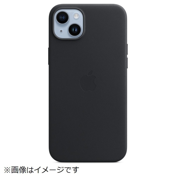 純正】MagSafe対応iPhone 14 Plusレザーケース ミッドナイト MPP93FE/A 