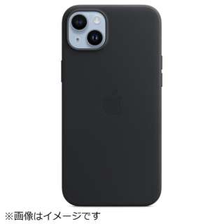 【純正】MagSafe対応iPhone 14 Plusレザーケース ミッドナイト MPP93FE/A