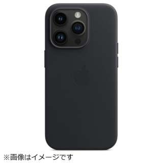 【純正】MagSafe対応iPhone 14 Proレザーケース ミッドナイト MPPG3FE/A