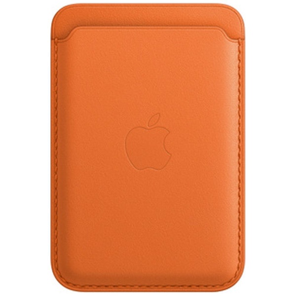 MagSafe対応 Leather Wallet Apple純正 Orange