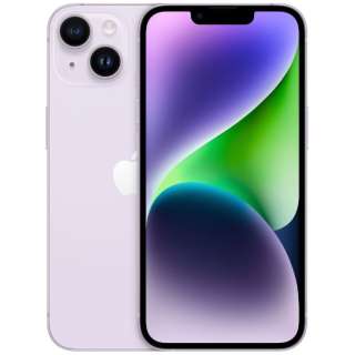 [无SIM] iPhone 14 A15 Bionic 6.1型库存：128GB双重SIM(nano-SIM和eSIM)MPUY3J/A紫