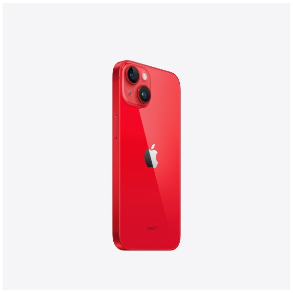 【SIMフリー】 iPhone 14 A15 Bionic 6.1型 ストレージ：128GB デュアルSIM（nano-SIMとeSIM）  MPV93J/A (PRODUCT)RED