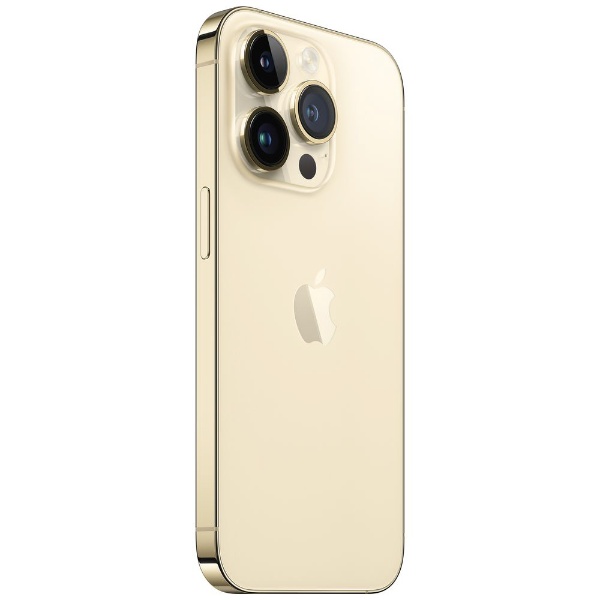 【SIMフリー】 iPhone 14 Pro A16 Bionic 6.1型 ストレージ：256GB デュアルSIM（nano-SIMとeSIM）  MQ173J/A ゴールド