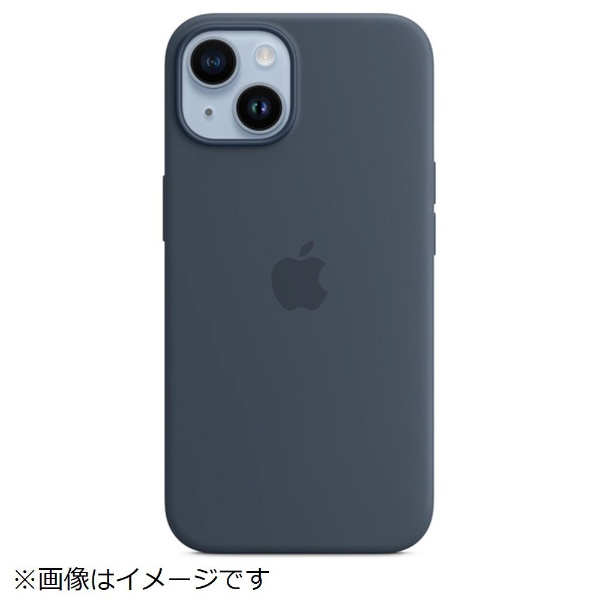 iPhone14 Pro純正レザーケース ミッドナイト - iPhone用ケース