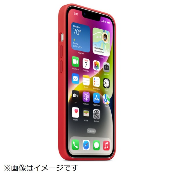 【純正】MagSafe対応iPhone 14シリコーンケース (PRODUCT)RED MPRW3FE/A