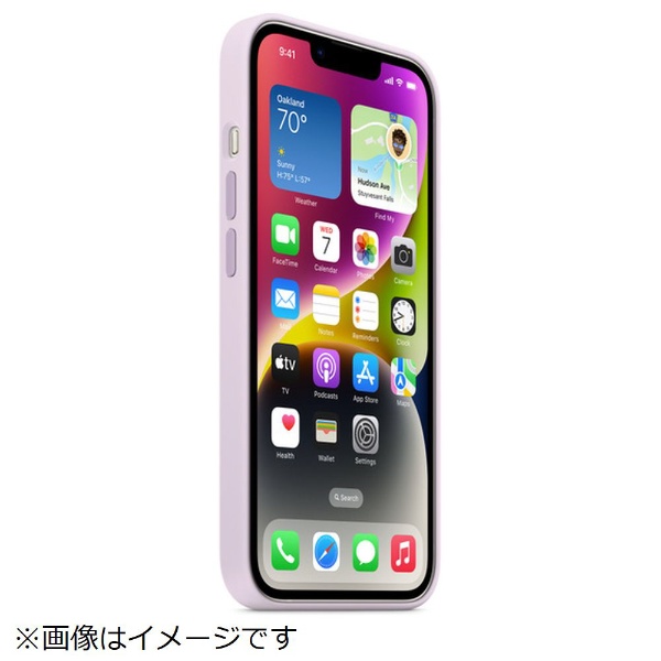 【純正】MagSafe対応iPhone 14シリコーンケース ライラック MPRY3FE/A