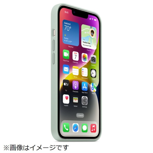 純正】MagSafe対応iPhone 14シリコーンケース サキュレント MPT13FE/A Apple｜アップル 通販 | ビックカメラ.com