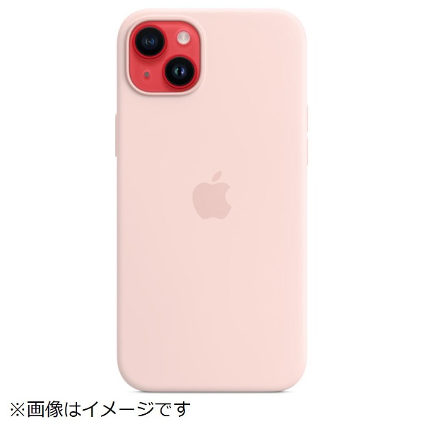 【純正】MagSafe対応iPhone 14 Plusシリコーンケース チョークピンク MPT73FE/A