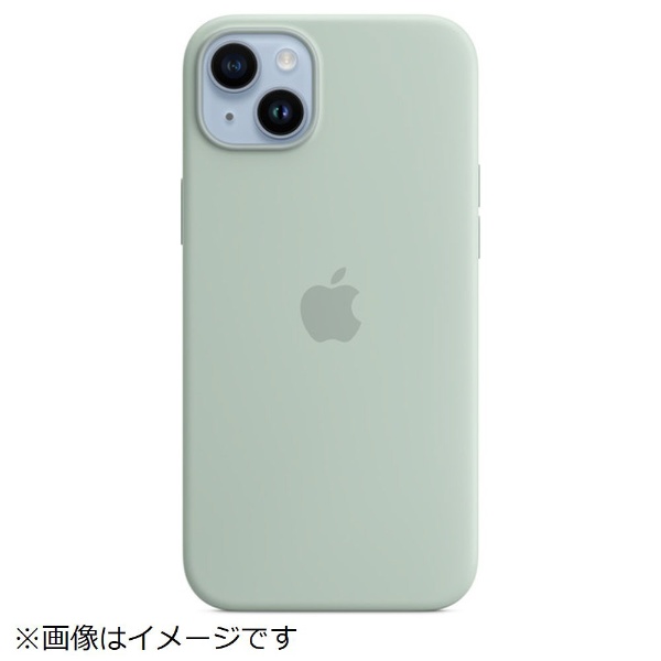 【純正】MagSafe対応iPhone 14 Plusシリコーンケース サキュレント MPTC3FE/A 【処分品の為、外装不良による返品・交換不可】